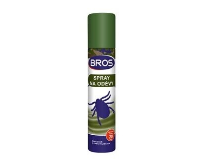 Bros Spray na oděvy proti klíštatum 90ml - Zahradní a sezónní produkty Spreje proti hmyzu, repelenty